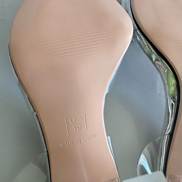 Clear Pointy Heels - Picture 4 of 4
